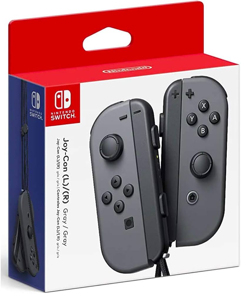 Nintendo Joy-Con Grey Controllers with Motion Control